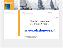 Tablet Screenshot of coursnotredame.com